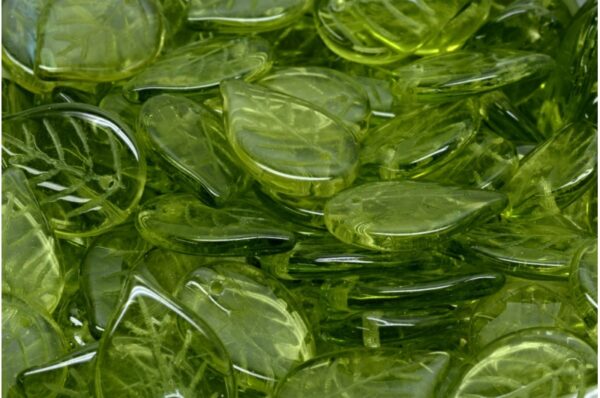 Apple Leaf Beads 18x13mm - Image 1