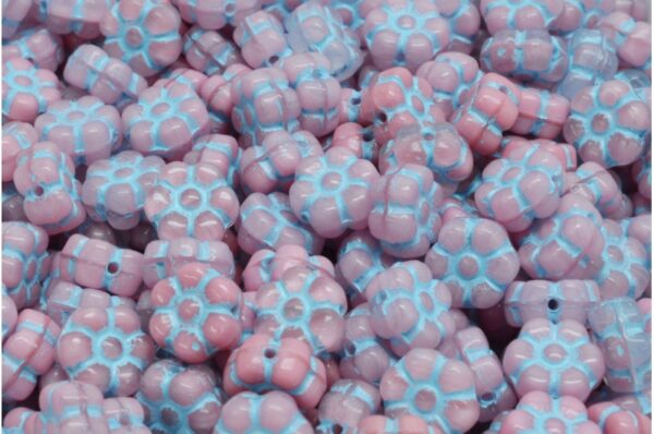 Flat Flower Beads 8x8mm - Image 1
