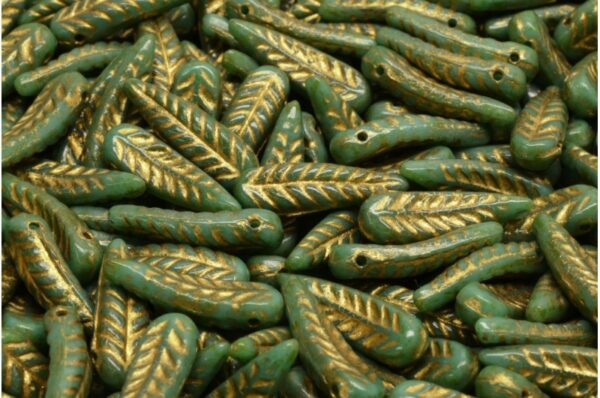 Bird Feather Beads 5x17mm - Image 1