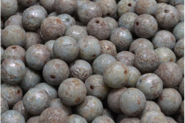 Round Druck Beads 8mm - Image 1