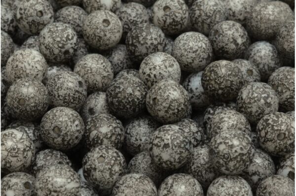 Round Druck Beads 8mm - Image 1