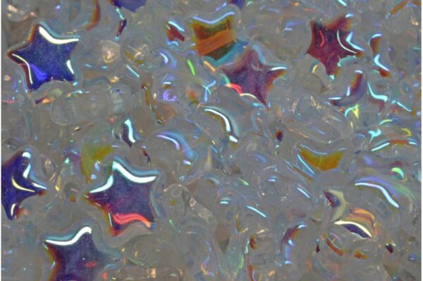 Flat Star Beads 12x12mm - Image 1