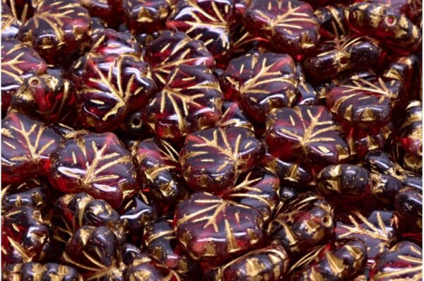 Maple Leaf Beads 13x11mm - Image 1