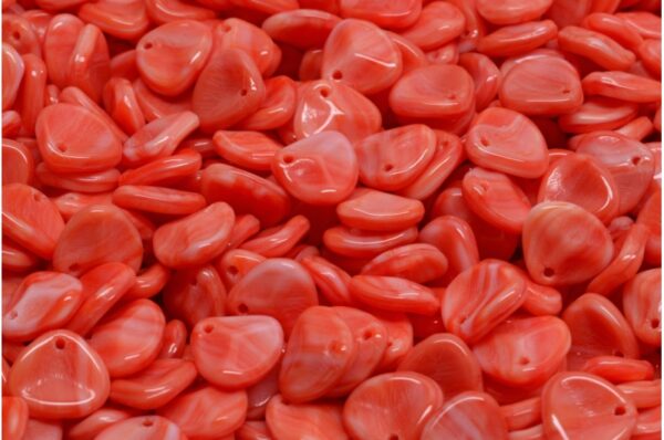 Rose Petal Beads 8x7mm - Image 1