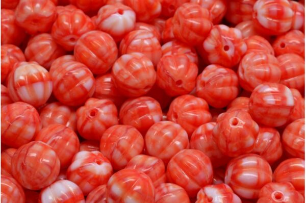 Melon Beads 8x8mm - Image 1