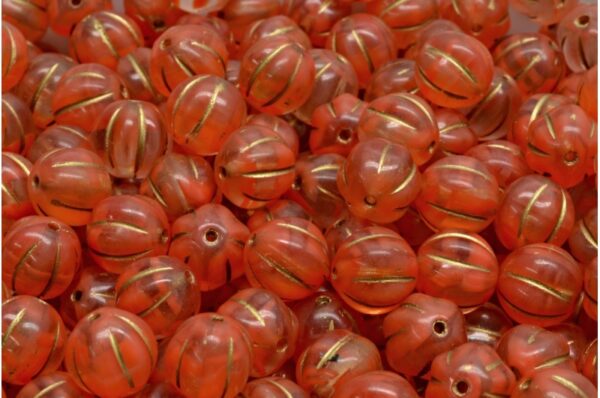Melon Beads 8x8mm - Image 1