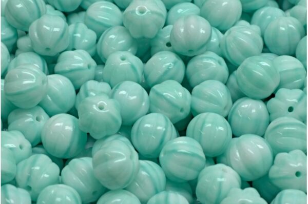 Melon Beads 8x8mm - Image 1