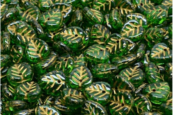 Birch Leaf Beads 9x9mm - Image 1