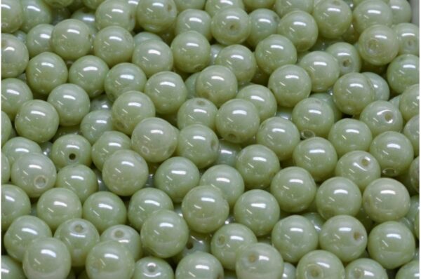 Round Druck Beads 6mm - Image 1