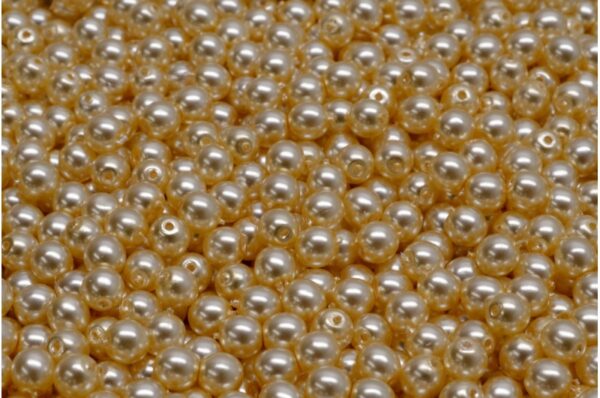 Round Druck Beads 4mm - Image 1