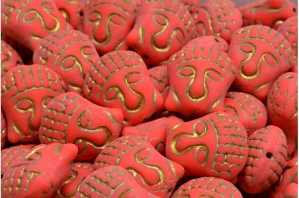 Buddha Head Beads 15x14mm - Image 1