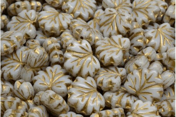 Maple Leaf Beads 13x11mm - Image 1