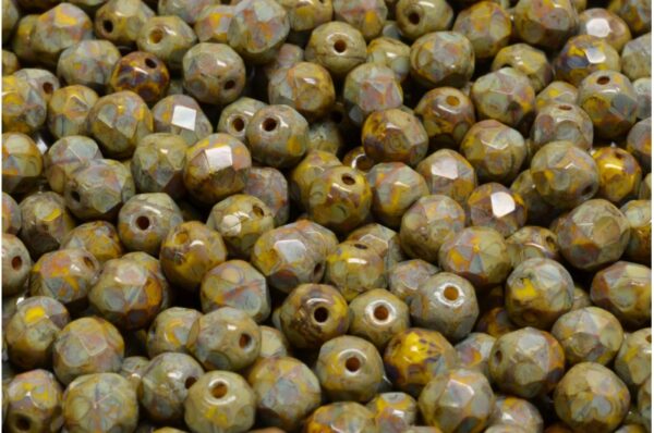 Firepolished Round Beads 6mm - Image 1