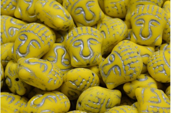 Buddha Head Beads 15x14mm - Image 1