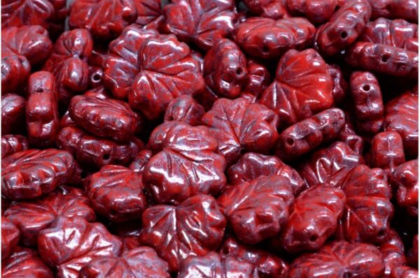 Maple Leaf Beads 13x11mm - Image 1