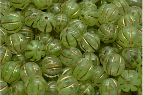 Melon Beads 8x8mm - Image 1