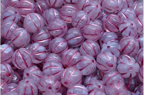 Melon Beads 8x8mm - Image 1