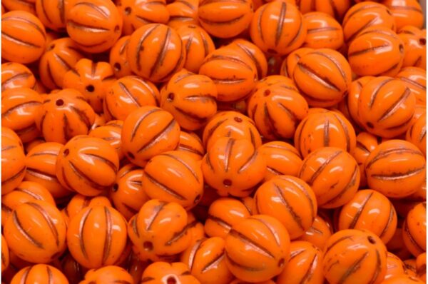 Melon Beads 8x8mm - Image 1