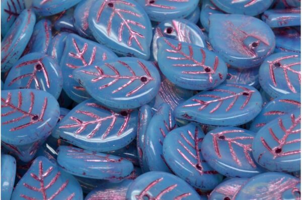 Apple Leaf Beads 18x13mm - Image 1