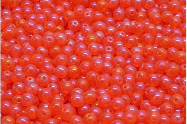 Round Druck Beads 4mm - Image 1