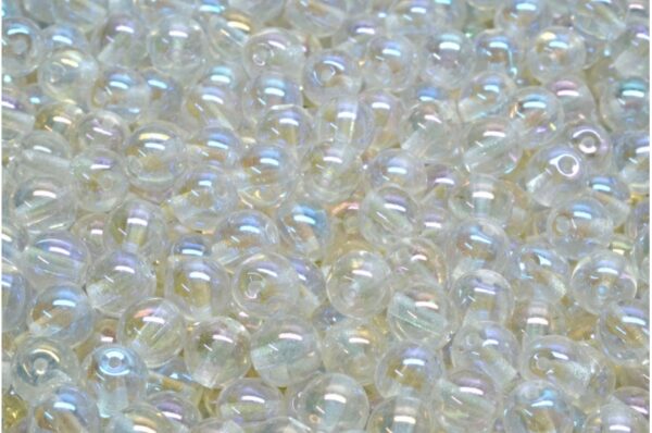 Round Druck Beads 6mm - Image 1