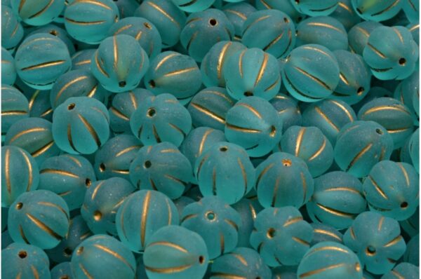 Melon Beads 8x8mm - Image 1