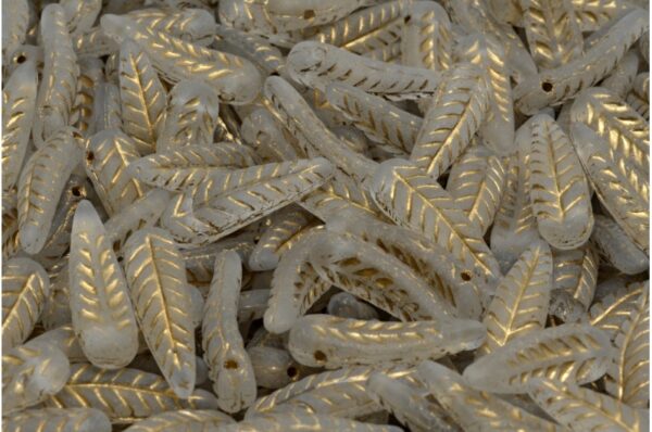 Bird Feather Beads 5x17mm - Image 1