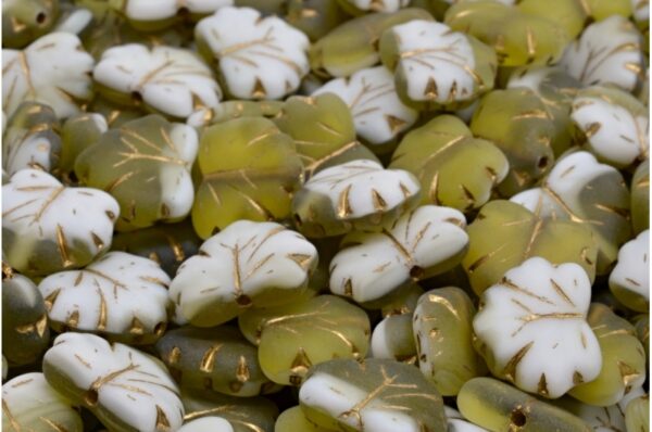 Maple Leaf Beads 13x11mm - Image 1