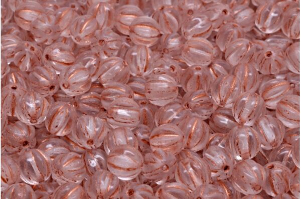 Melon Beads 6x6mm - Image 1