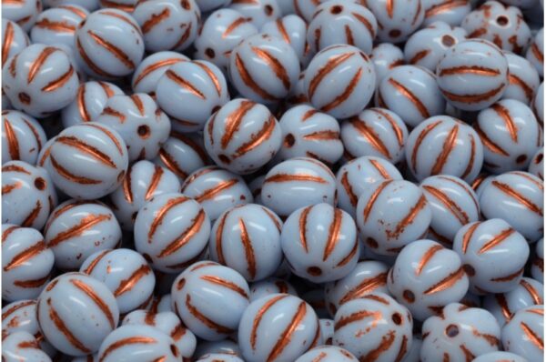 Melon Beads 8x8mm - Image 1