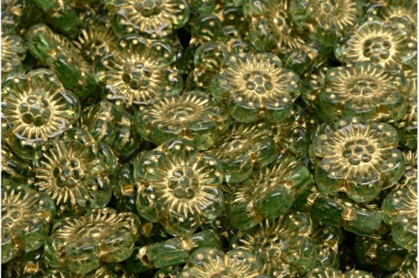 Boho Flower Beads 14x14mm - Image 1