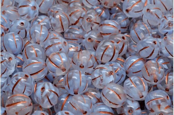 Melon Beads 8x8mm - Image 1