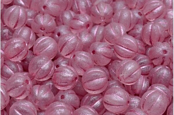 Melon Beads 8x8mm - Image 1