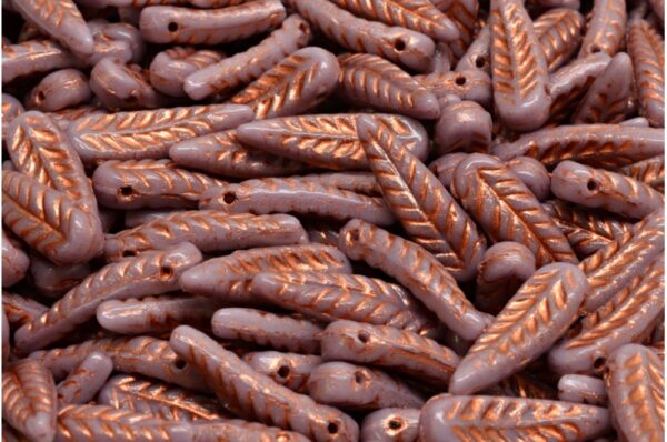 Bird Feather Beads 5x17mm - Image 1