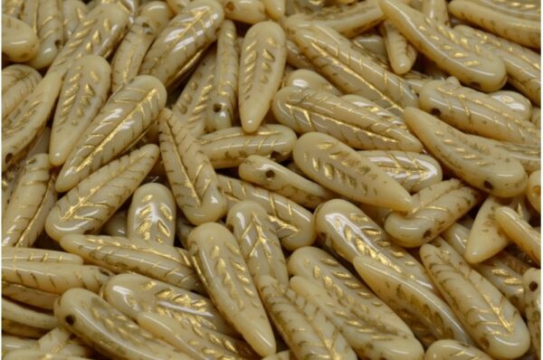 Bird Feather Beads 5x17mm - Image 1