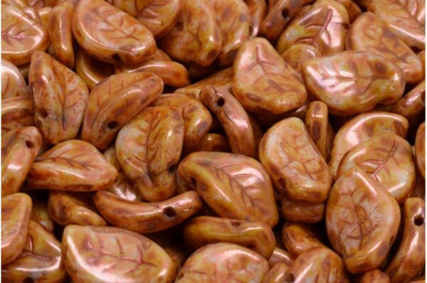 Wavy Leaf Beads 9x14mm - Image 1