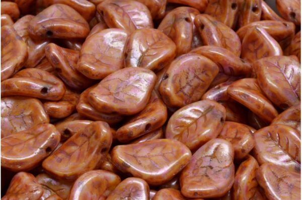 Wavy Leaf Beads 9x14mm - Image 1