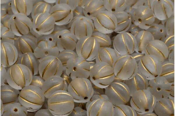 Melon Beads 8x8mm - Image 1