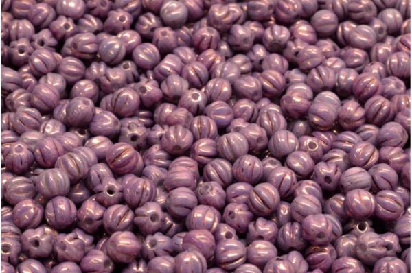 Melon Beads 4x4mm - Image 1