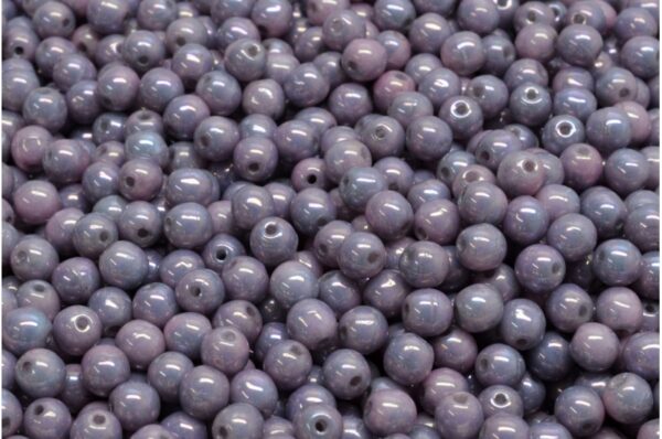 Round Druck Beads 4mm - Image 1