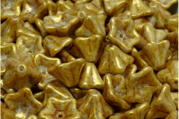 Petunia Flower Beads 8x13mm - Image 1