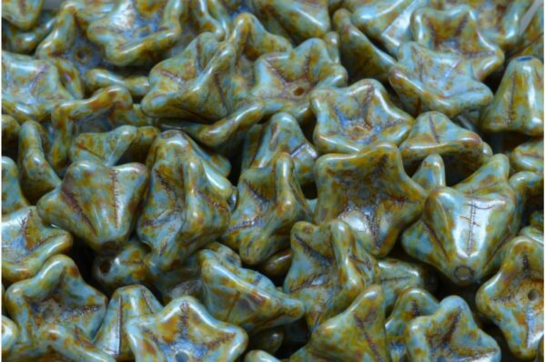 Petunia Flower Beads 8x13mm - Image 1