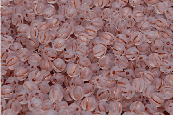 Melon Beads 4x4mm - Image 1