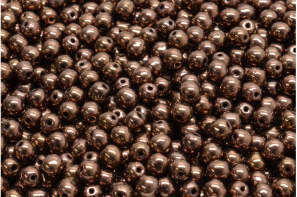 Round Druck Beads 4mm - Image 1
