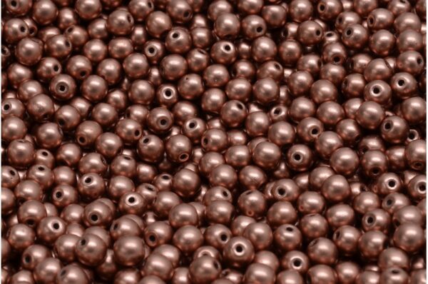 Round Druck Beads 4mm - Image 1