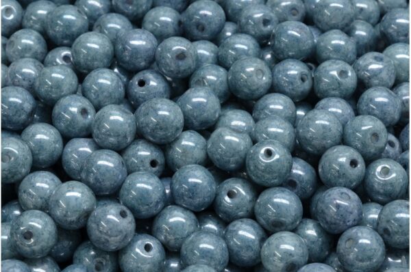 Round Druck Beads 6mm - Image 1