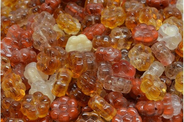 Flat Flower Beads 8x8mm - Image 1