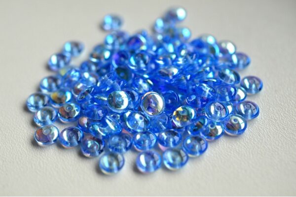 Space Disk Beads 6x6mm - Image 1