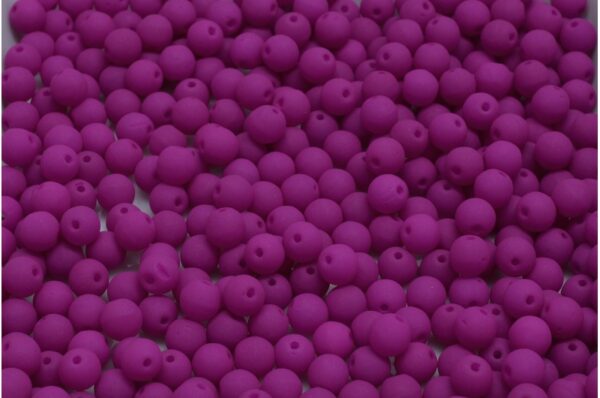 Round Druck Beads 4mm - Image 1