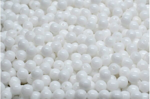 Round Druck Beads 4mm - Image 1